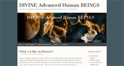 Desktop Screenshot of divineadvancedhumanbeings.com
