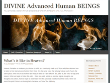 Tablet Screenshot of divineadvancedhumanbeings.com